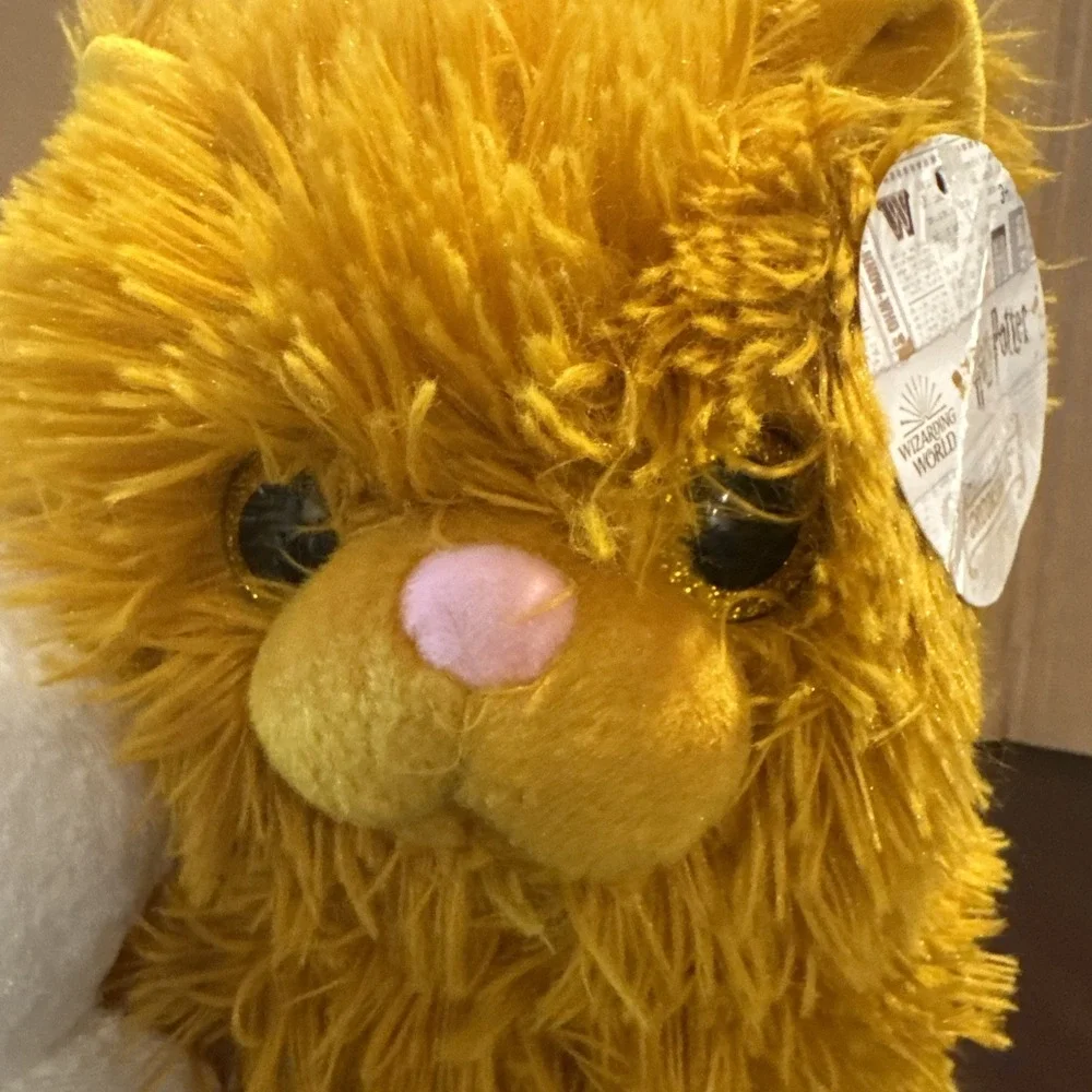 Harry Potter Crookshanks Cat & Hedwig Owl Plush Set NWT